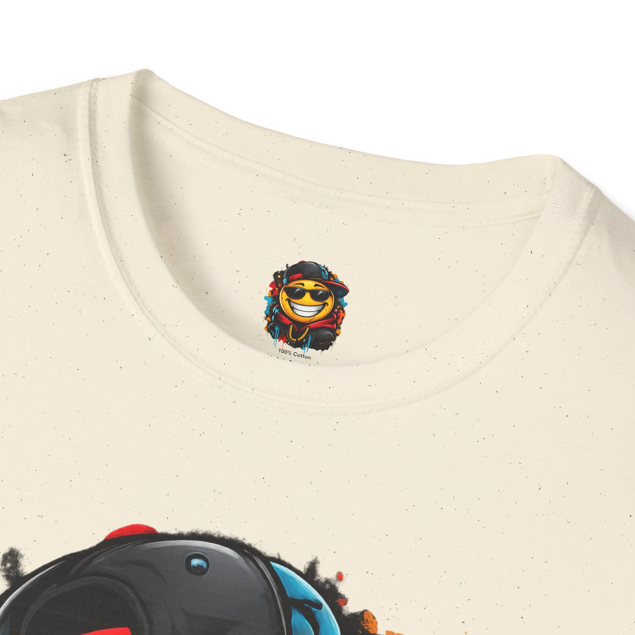 Smiley Streetwear T-Shirt — Cool Emoji Graffiti Design