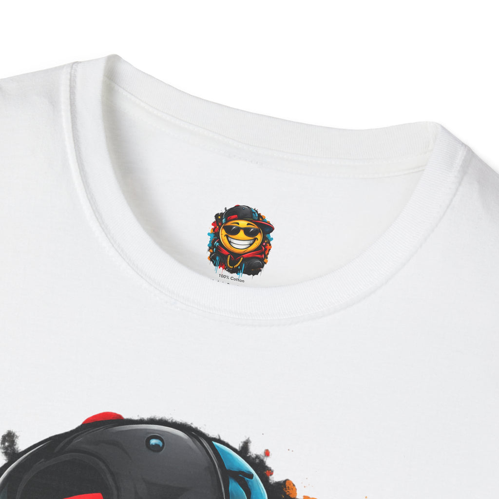 Smiley Streetwear T-Shirt — Cool Emoji Graffiti Design