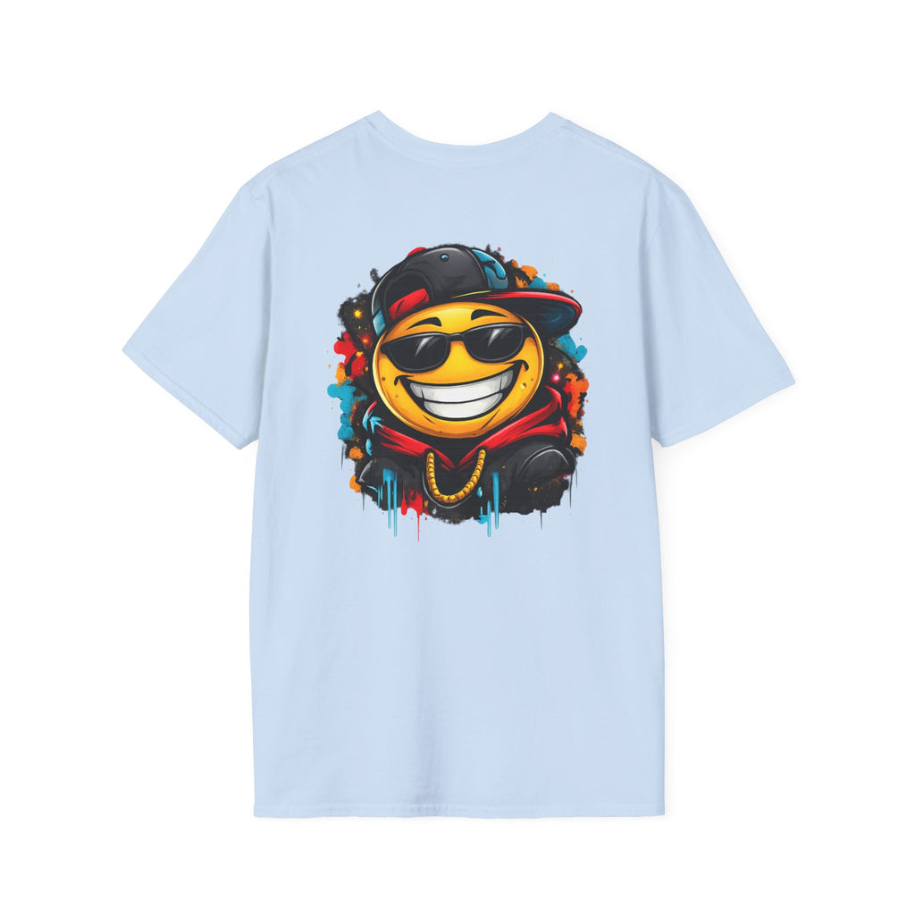 Smiley Streetwear T-Shirt — Cool Emoji Graffiti Design