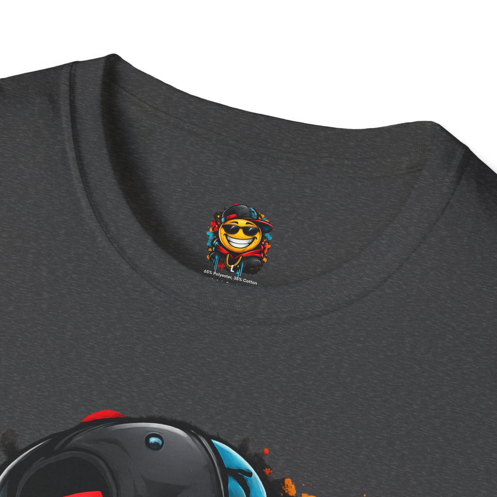 Smiley Streetwear T-Shirt — Cool Emoji Graffiti Design