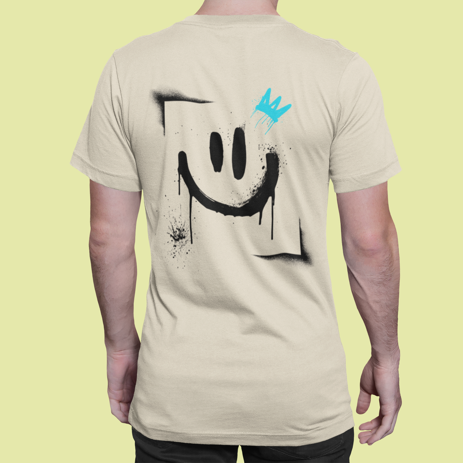 Smiley Crown Tee — Street Art Graffiti Smile T-Shirt