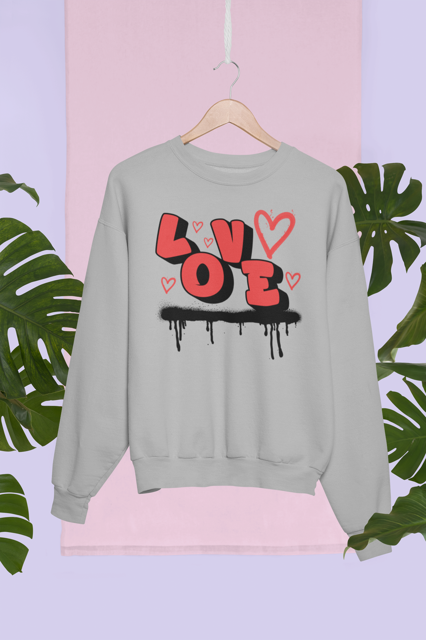 Love Graffiti Crewneck Sweatshirt