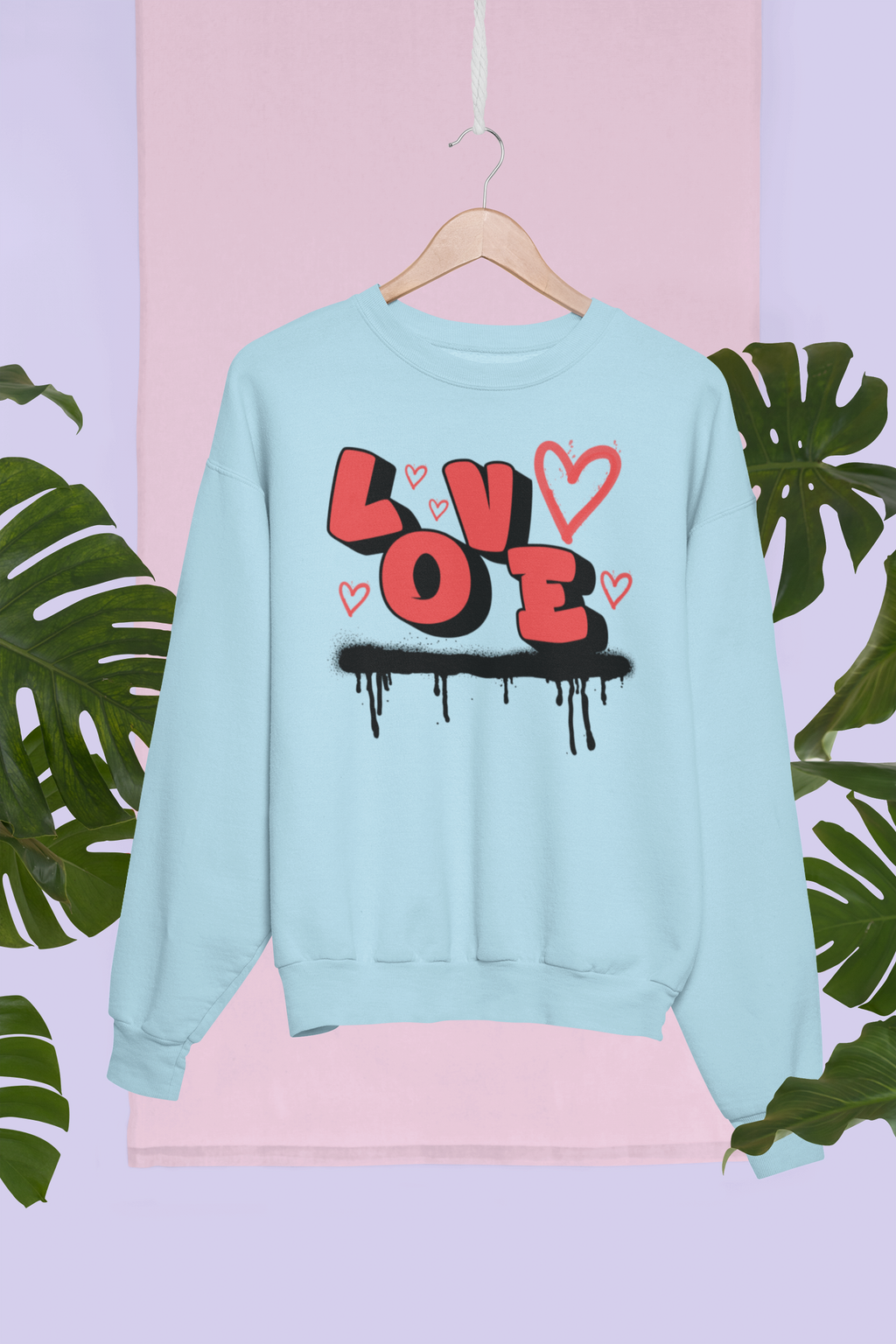 Love Graffiti Crewneck Sweatshirt