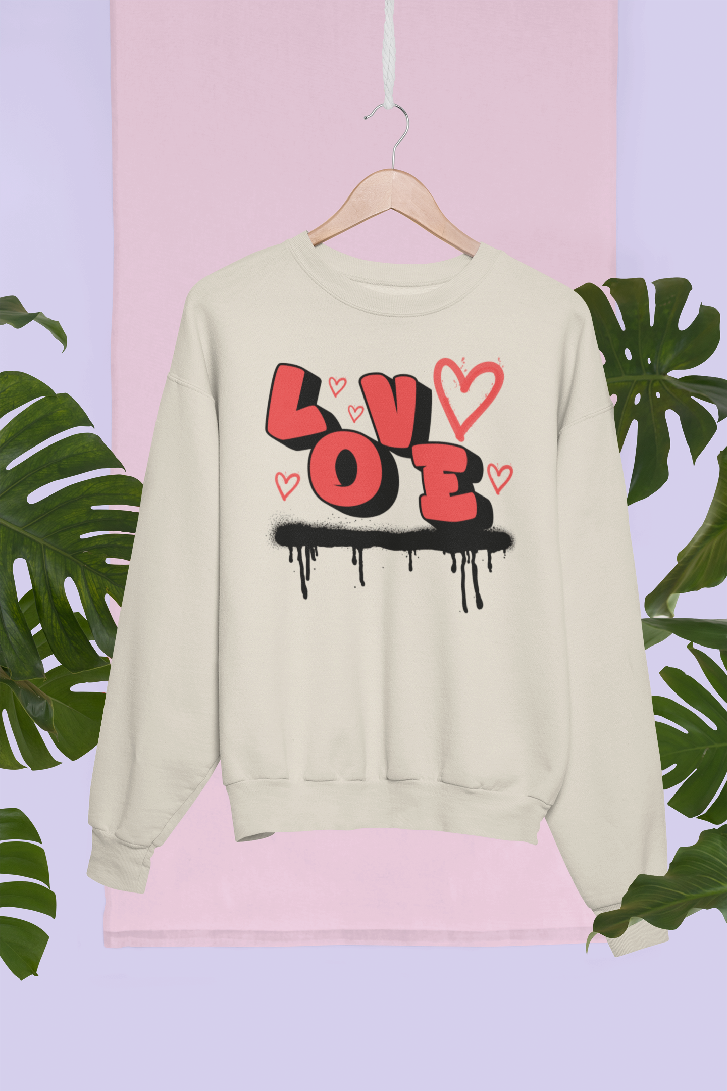 Love Graffiti Crewneck Sweatshirt