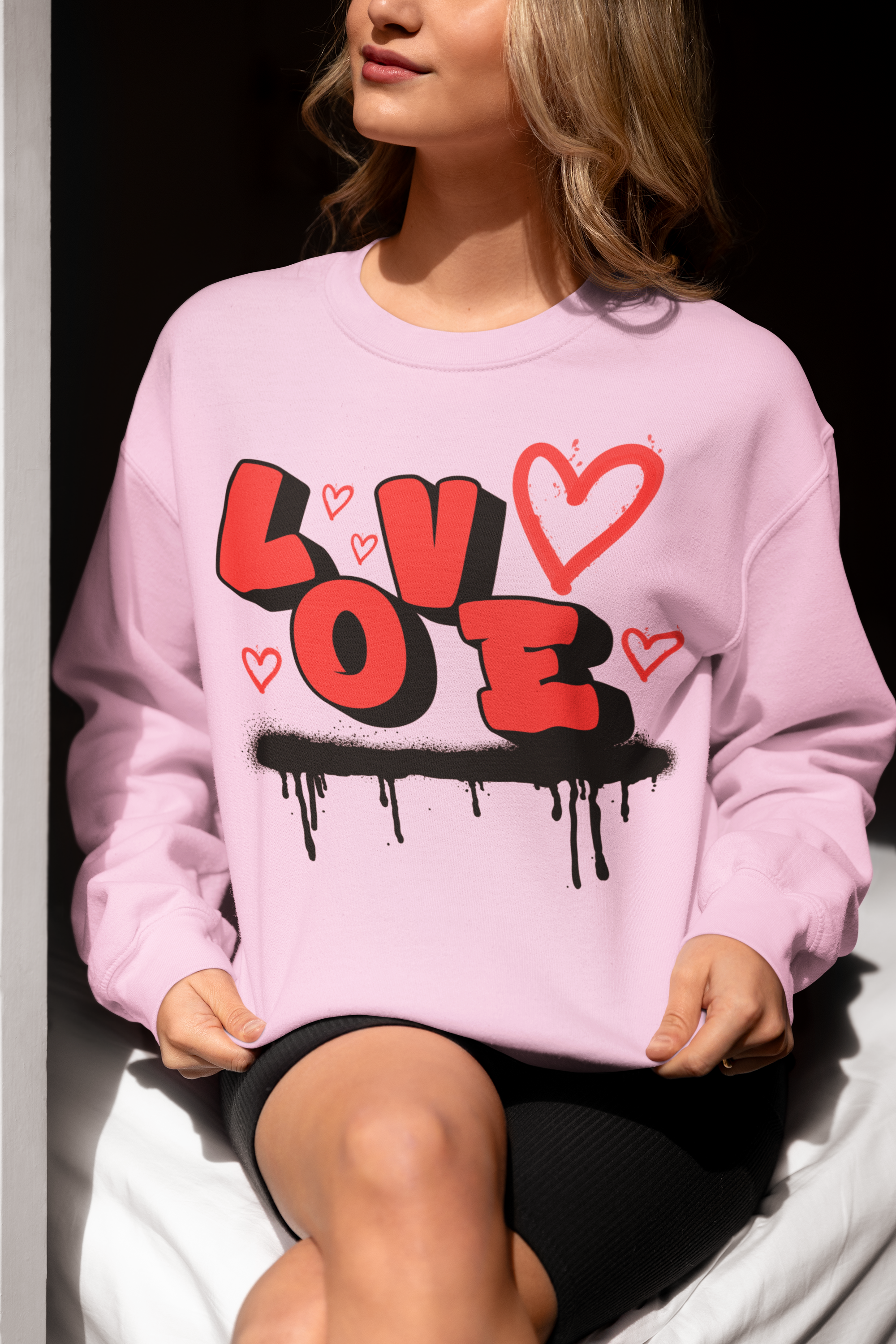 Love Graffiti Crewneck Sweatshirt