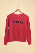 Heart X Heart Graffiti Crewneck Sweatshirt