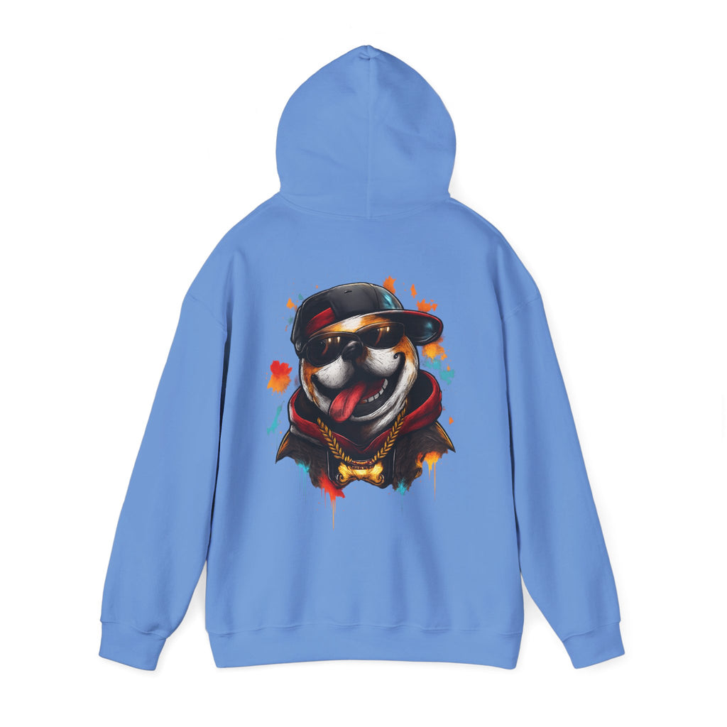 Husky Streetwear Hoodie — Cool Dog Graffiti Pullover