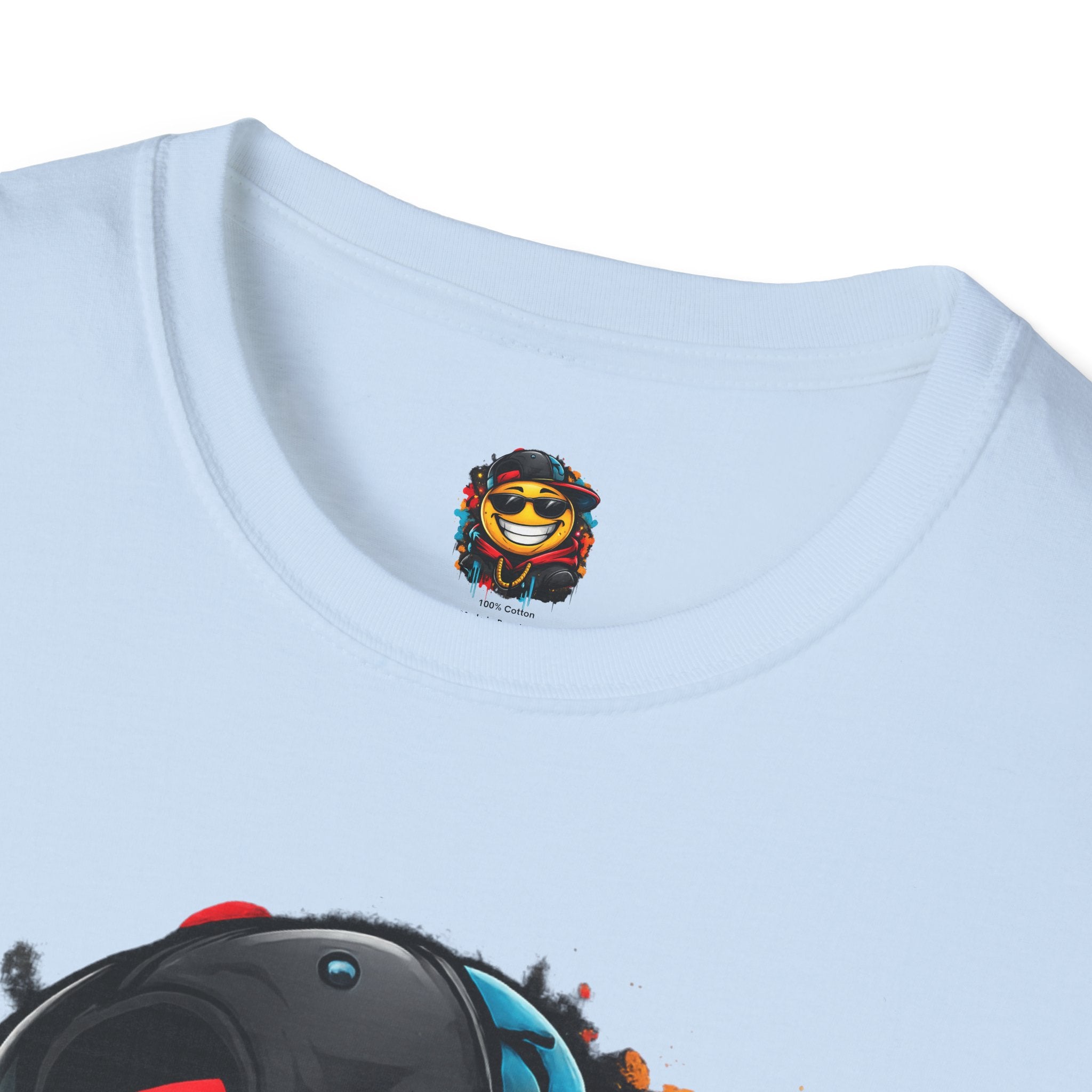 Smiley Streetwear T-Shirt — Cool Emoji Graffiti Design