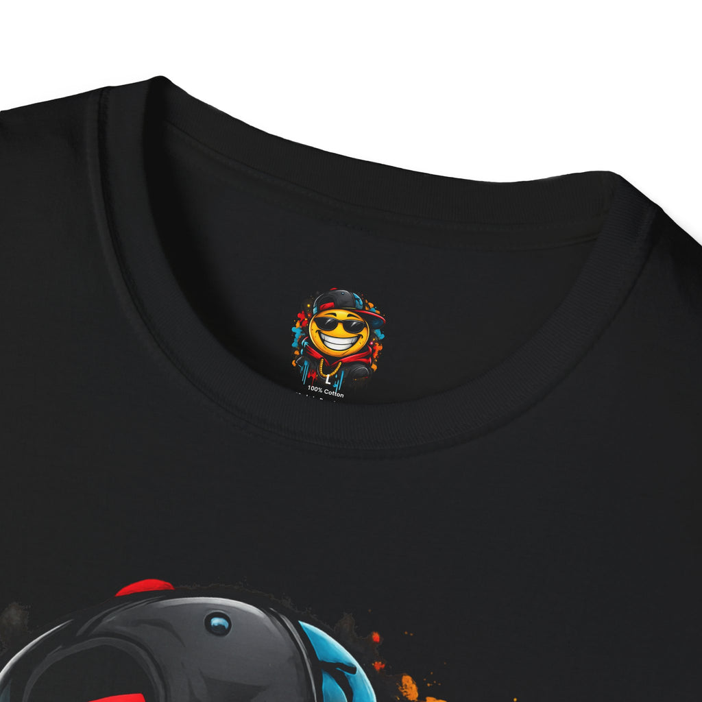 Smiley Streetwear T-Shirt — Cool Emoji Graffiti Design