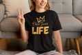 Own Your Life T-Shirt — Motivational Crown Graphic Tee