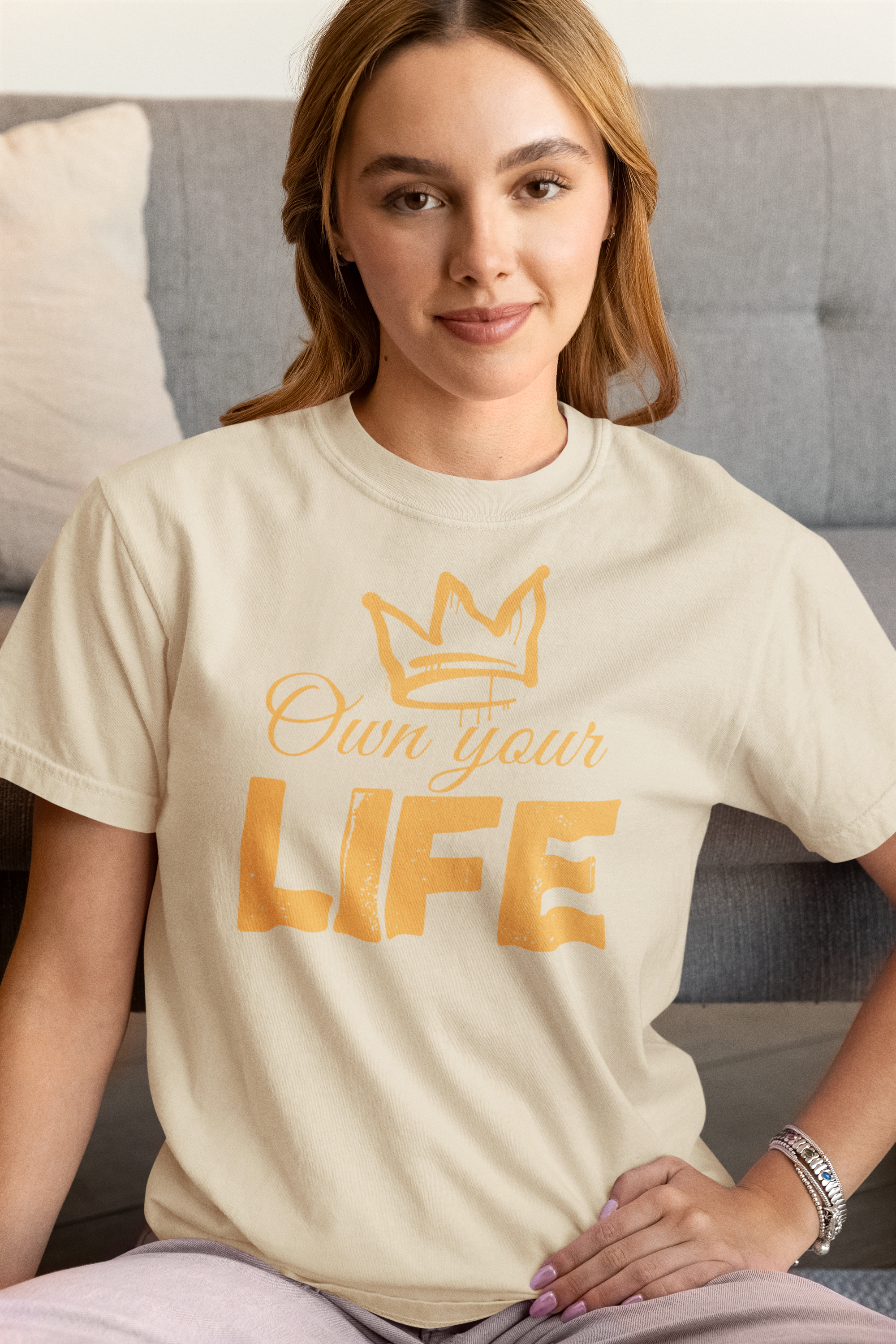 Own Your Life T-Shirt — Motivational Crown Graphic Tee