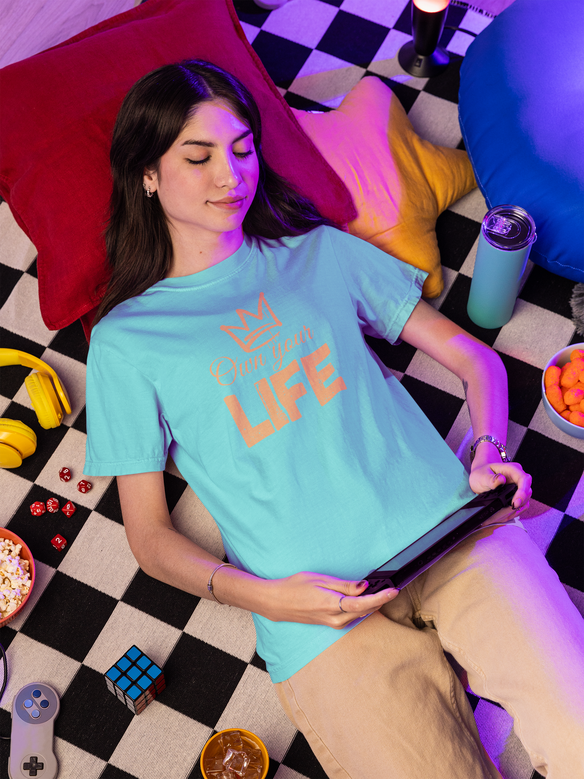 Own Your Life T-Shirt — Motivational Crown Graphic Tee