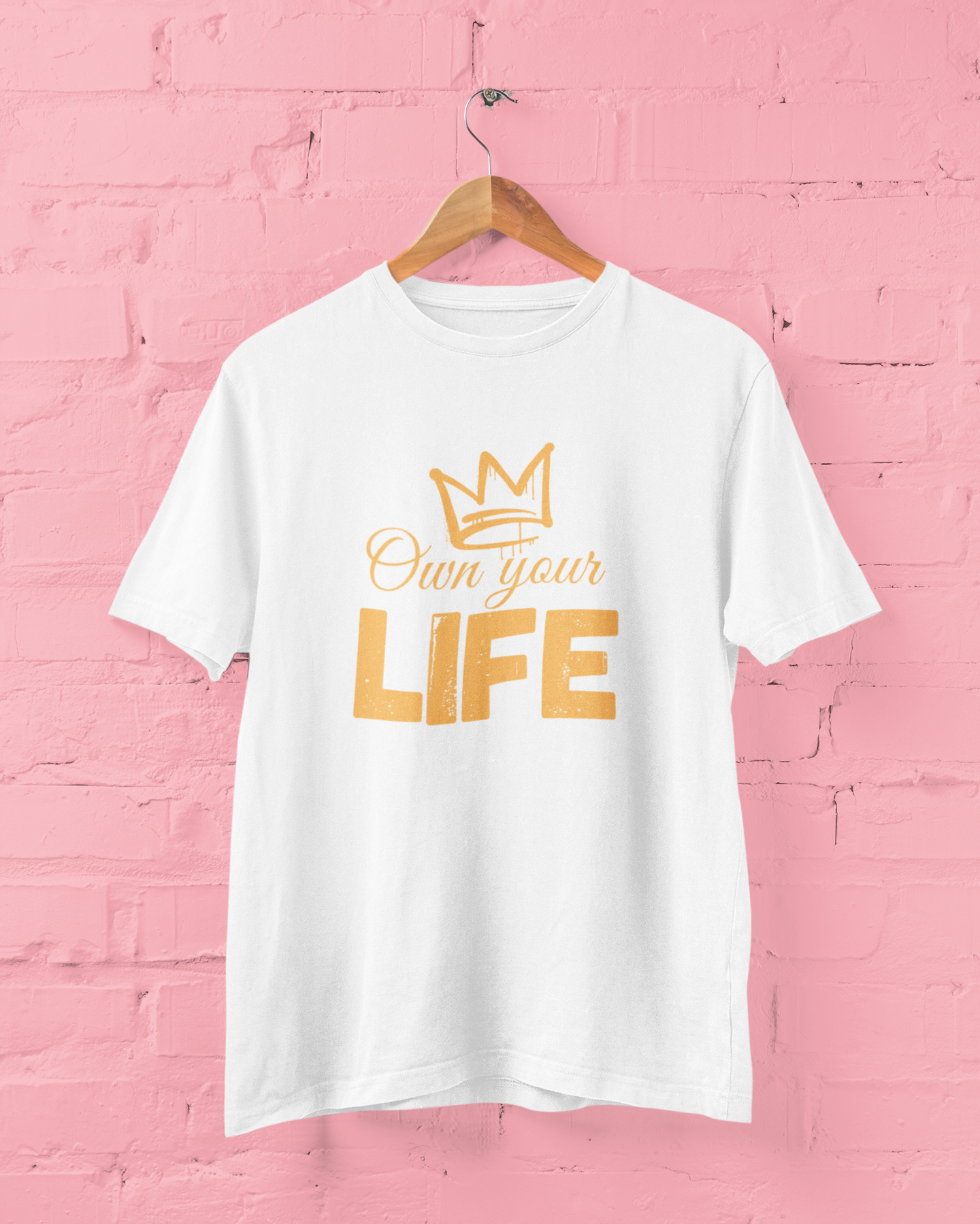 Own Your Life T-Shirt — Motivational Crown Graphic Tee